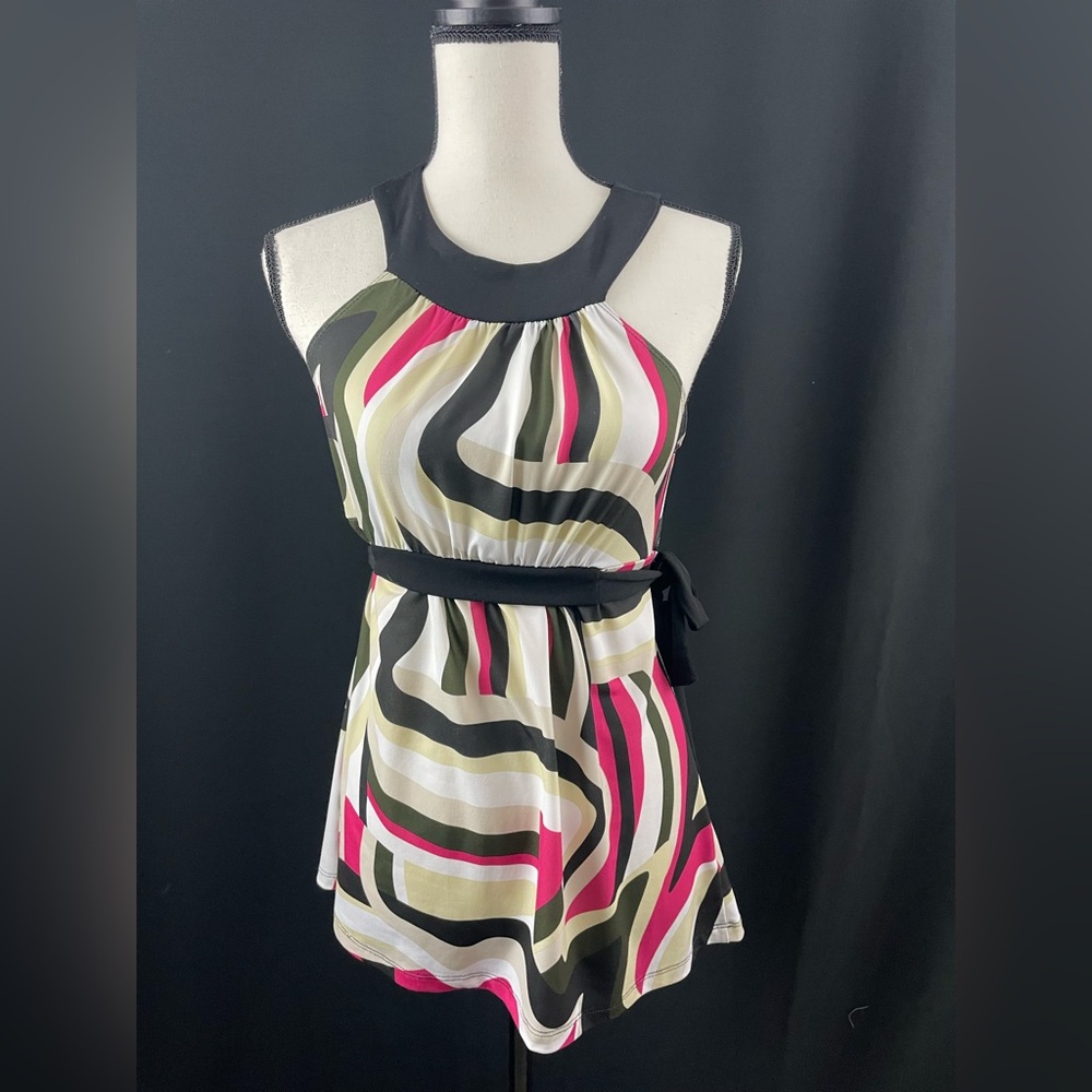 Rampage Multicolor Halter Mini Dress